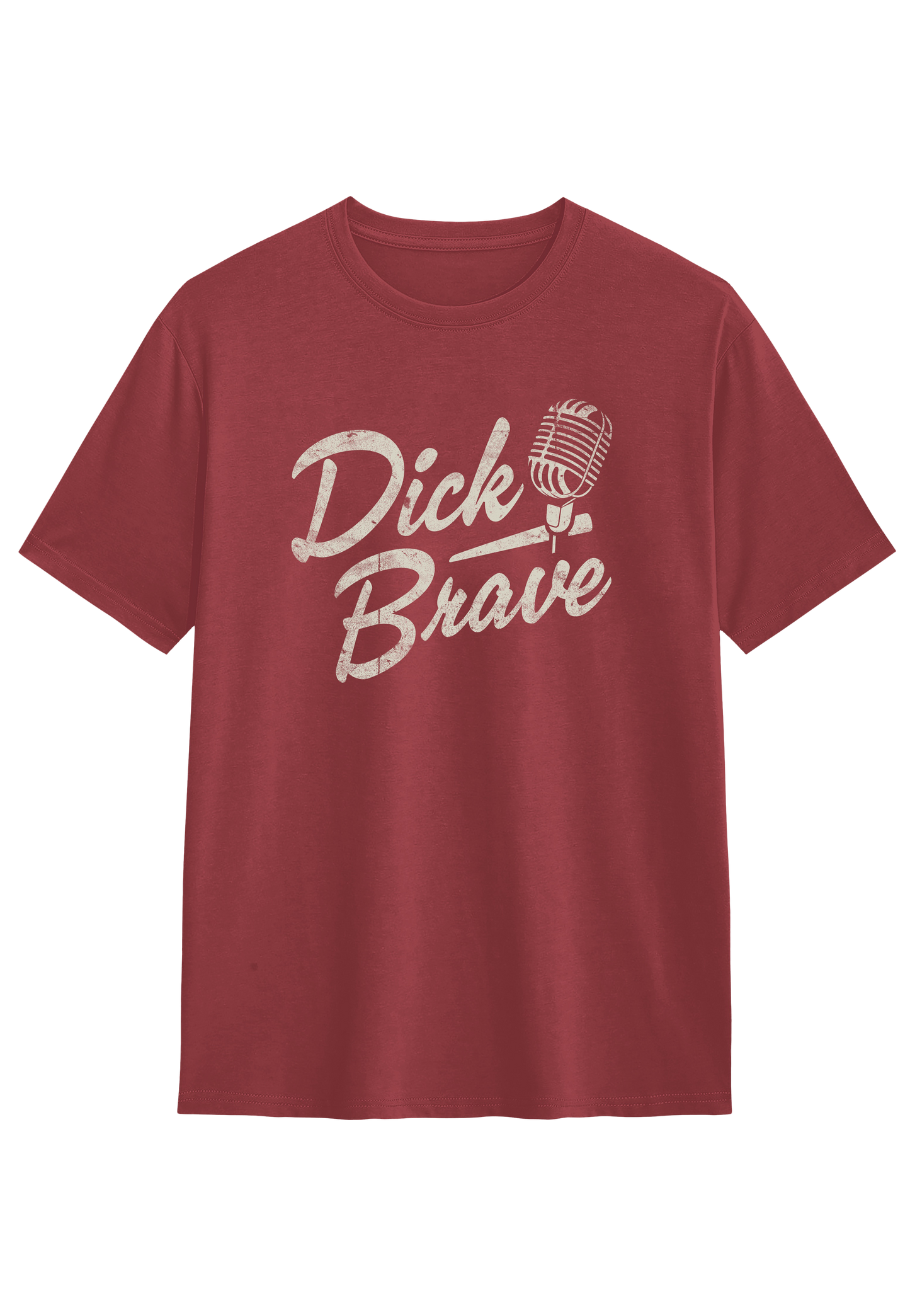 Dick Brave - Mic Logo Cardinal Red - T-Shirt | Men-Image
