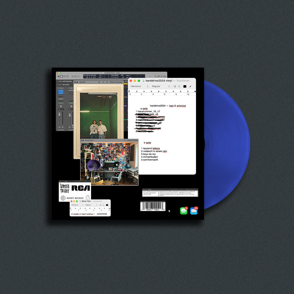 Kasi - harddrive2024 - Transparent blue Vinyl Shirt Bundle